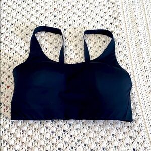 Athleta high impact sports bra black 34DD LNEUC
